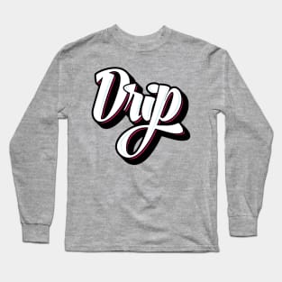 Drip Graffiti Long Sleeve T-Shirt